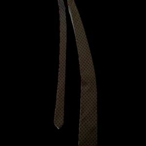 Talbott for Mobley and Sons Men's Necktie, Silk, Pea Green Geometric, 3in.